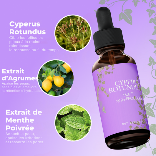 Sérum Anti-Repousse au Cyperus Rotundus